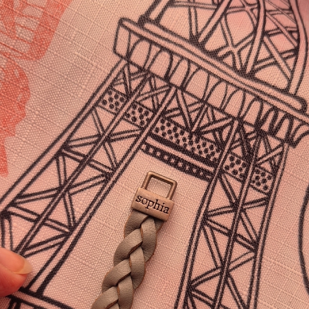 Lia Sophia Silver and Gray Braided Bracelet (J21) - Picture 3 of 5